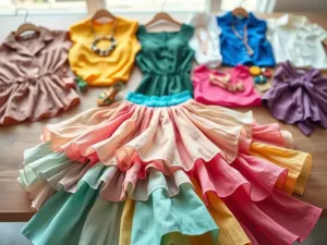 Co ubrać do spódniczki z falbankami? Przewodnik po stylizacjach